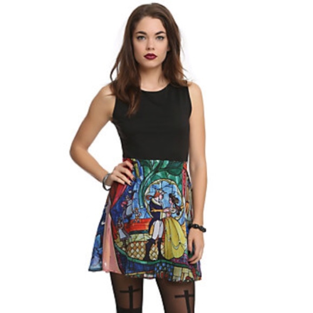 ✨NEVER WORN✨Beauty &the Beast Stained Glass Dress